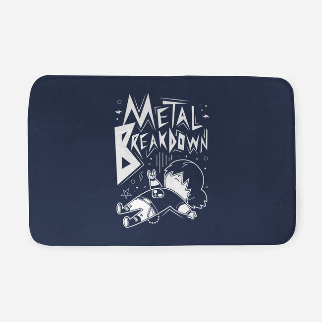 Metal Breakdown-none memory foam bath mat-Domii