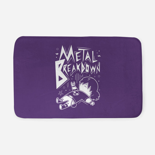 Metal Breakdown-none memory foam bath mat-Domii