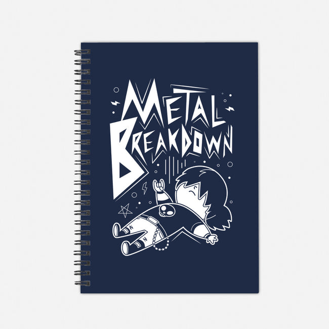 Metal Breakdown-none dot grid notebook-Domii