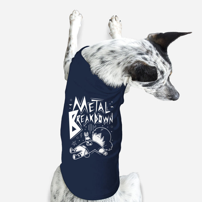 Metal Breakdown-dog basic pet tank-Domii
