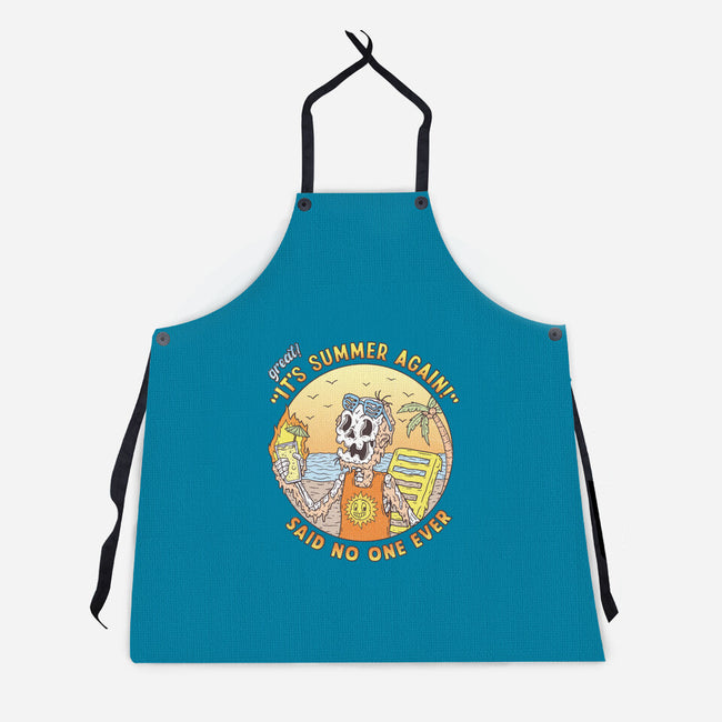 Summer Again!-unisex kitchen apron-Firebrander