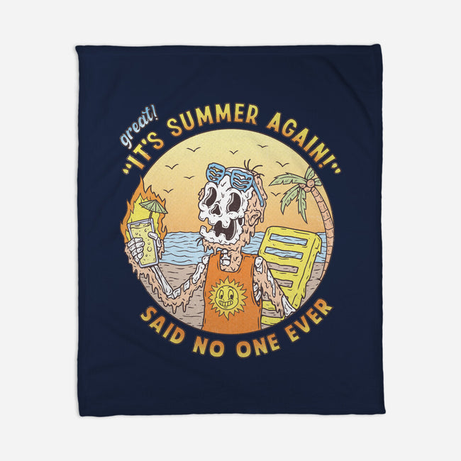 Summer Again!-none fleece blanket-Firebrander