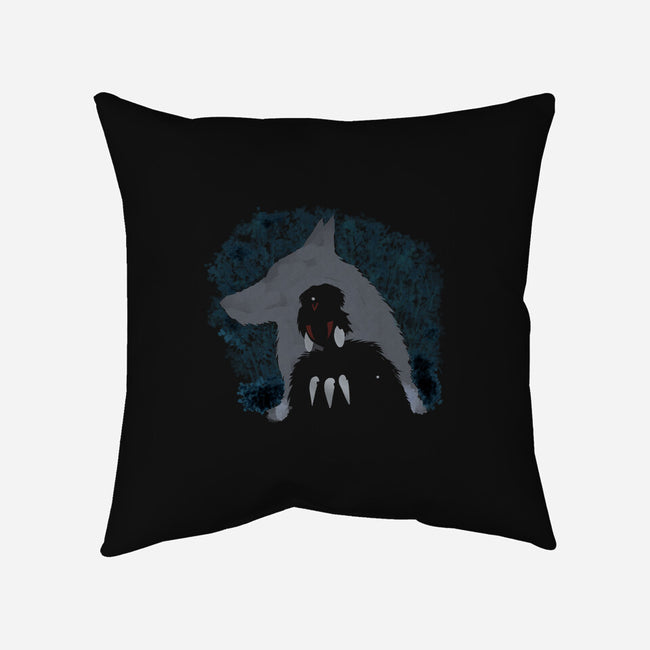 Forest Princess-none non-removable cover w insert throw pillow-intheo9