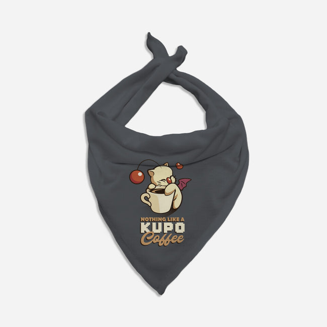 Nothing Like A Kup-O-Coffee-dog bandana pet collar-Sergester