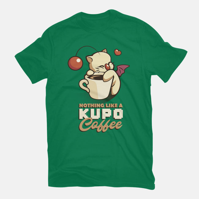Nothing Like A Kup-O-Coffee-unisex basic tee-Sergester