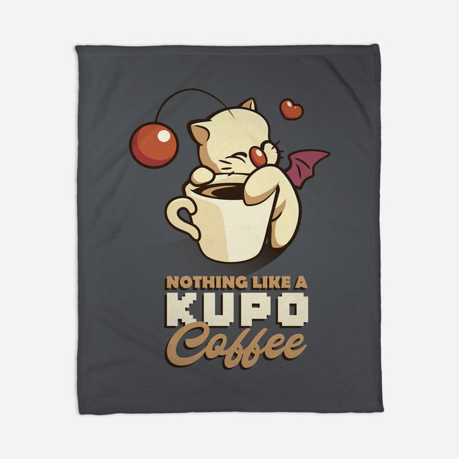 Nothing Like A Kup-O-Coffee-none fleece blanket-Sergester