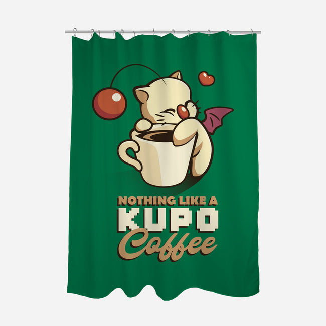 Nothing Like A Kup-O-Coffee-none polyester shower curtain-Sergester