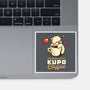 Nothing Like A Kup-O-Coffee-none glossy sticker-Sergester