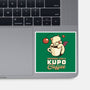 Nothing Like A Kup-O-Coffee-none glossy sticker-Sergester