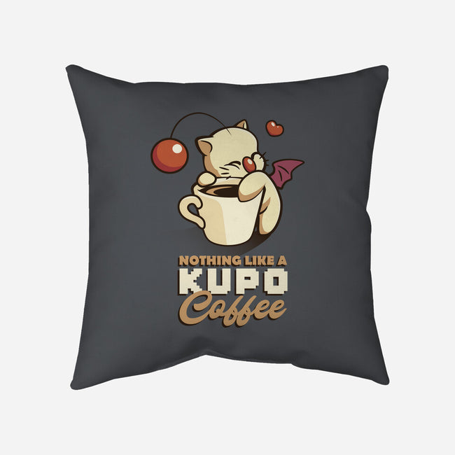 Nothing Like A Kup-O-Coffee-none non-removable cover w insert throw pillow-Sergester