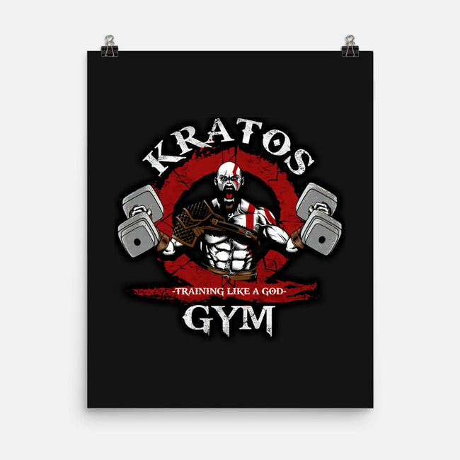 Train Like A God-none matte poster-Rudy