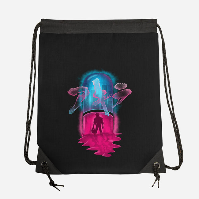 Neo-Tokyo Pill-none drawstring bag-Wookie Mike