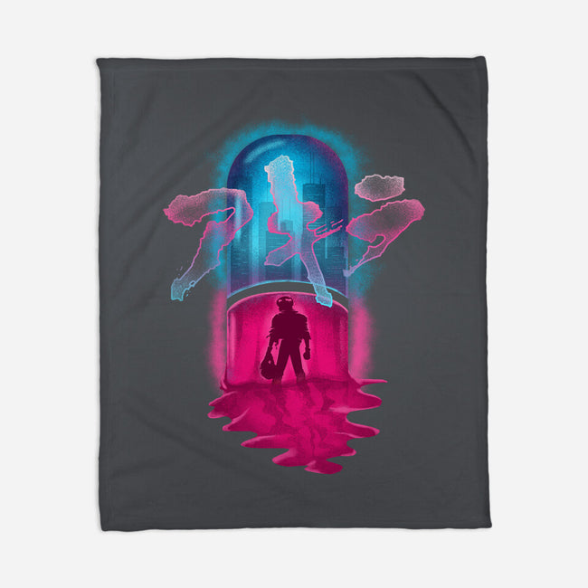 Neo-Tokyo Pill-none fleece blanket-Wookie Mike