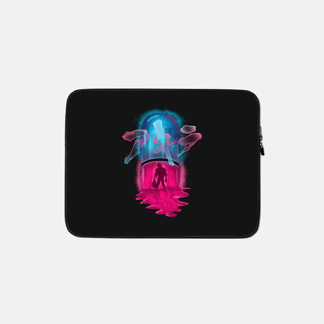 Neo-Tokyo Pill-none zippered laptop sleeve-Wookie Mike