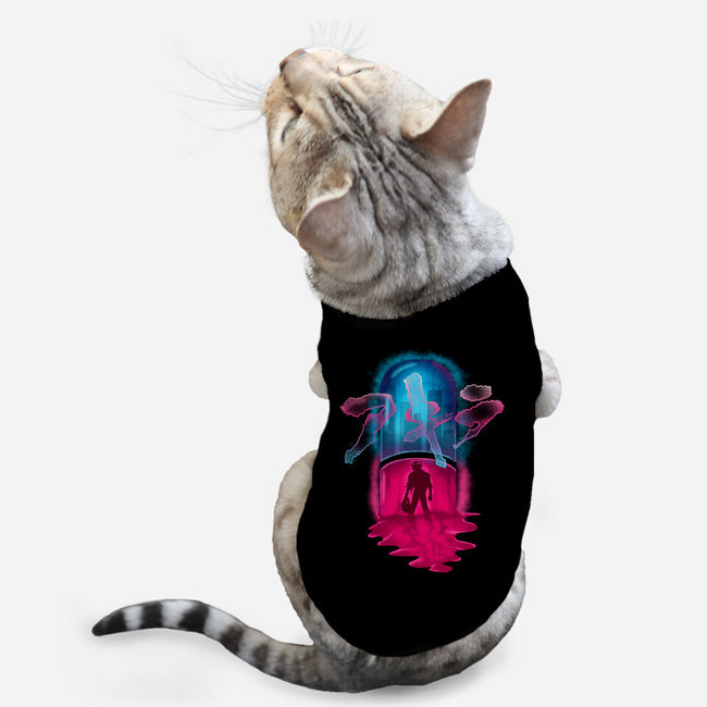 Neo-Tokyo Pill-cat basic pet tank-Wookie Mike