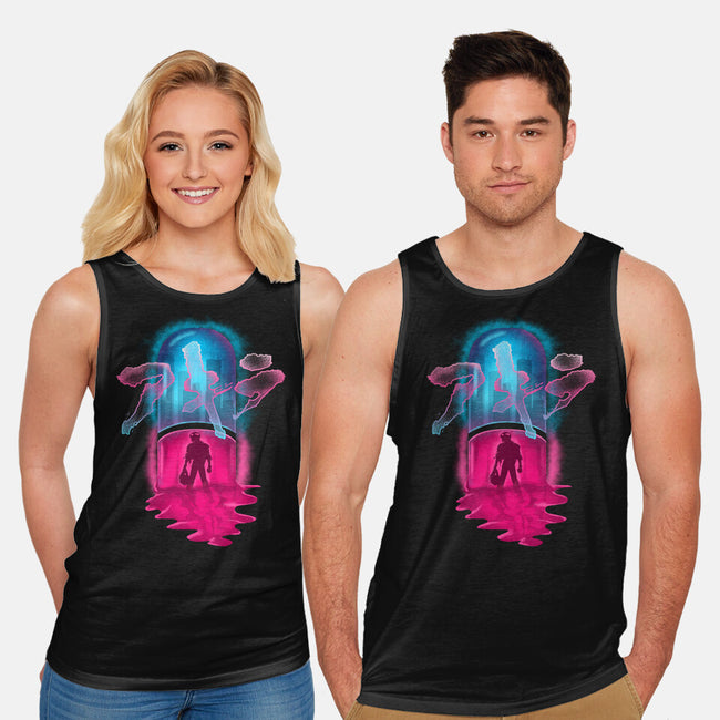 Neo-Tokyo Pill-unisex basic tank-Wookie Mike