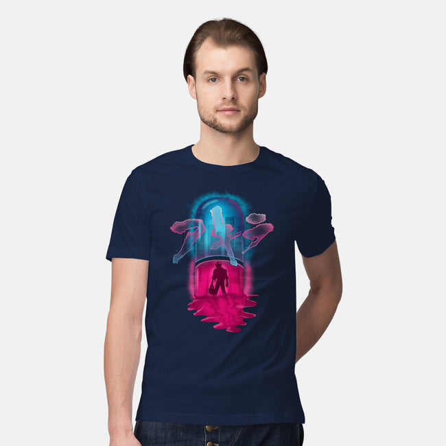 Neo-Tokyo Pill-mens premium tee-Wookie Mike