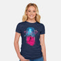 Neo-Tokyo Pill-womens fitted tee-Wookie Mike