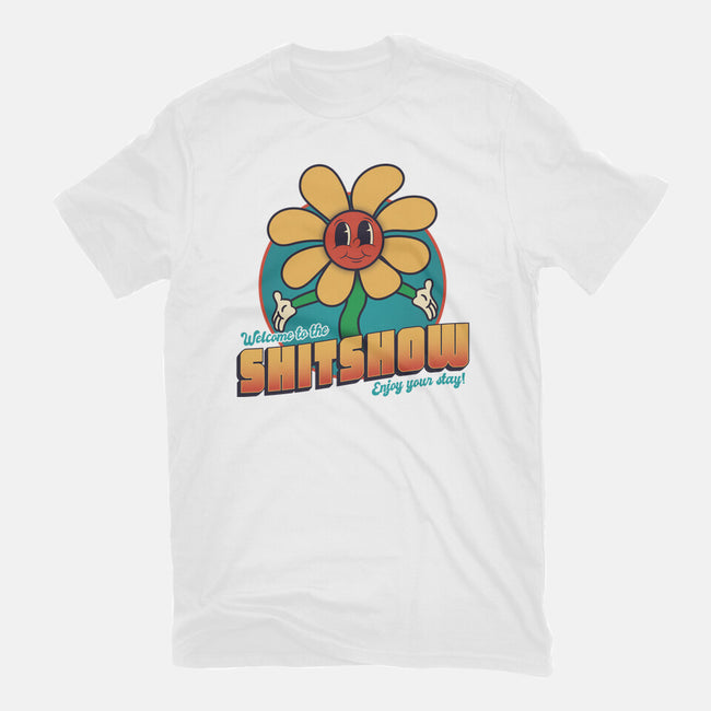 Welcome To The Shitshow!-womens fitted tee-RoboMega