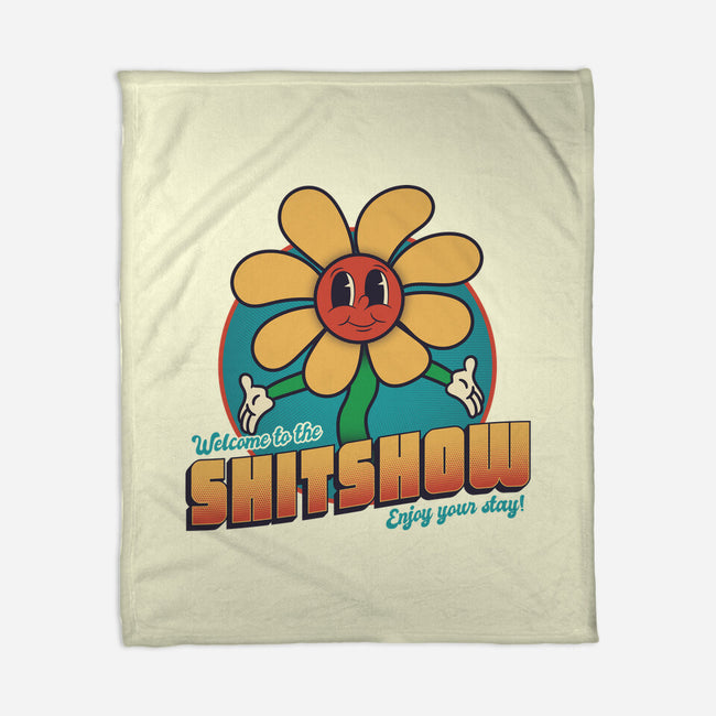 Welcome To The Shitshow!-none fleece blanket-RoboMega