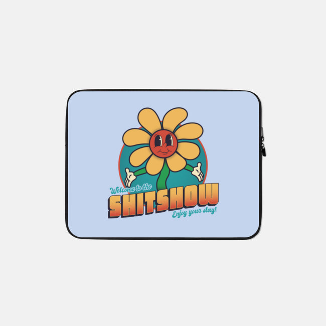 Welcome To The Shitshow!-none zippered laptop sleeve-RoboMega
