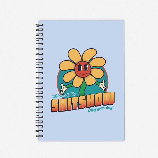 Welcome To The Shitshow!-none dot grid notebook-RoboMega