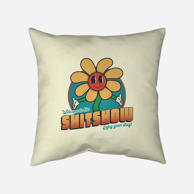 Welcome To The Shitshow!-none removable cover w insert throw pillow-RoboMega