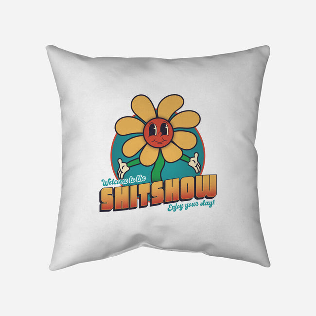 Welcome To The Shitshow!-none removable cover w insert throw pillow-RoboMega