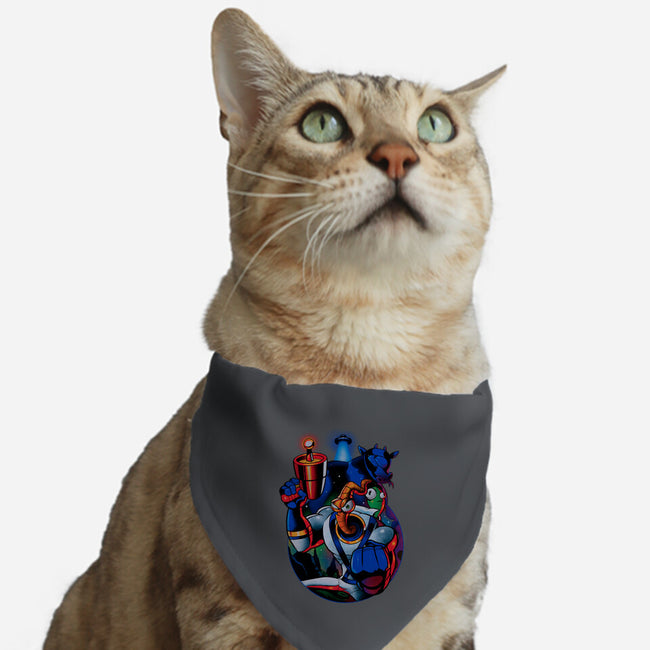 Earthworm Groovy!-cat adjustable pet collar-Bruno Mota