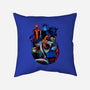 Earthworm Groovy!-none non-removable cover w insert throw pillow-Bruno Mota