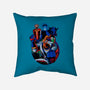 Earthworm Groovy!-none non-removable cover w insert throw pillow-Bruno Mota