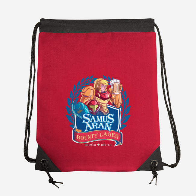 The Better Zebes Beer-none drawstring bag-evilzac