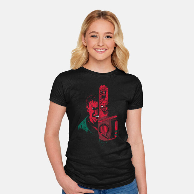 Ashley-womens fitted tee-DinoMike