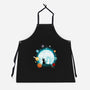 Moon Cat Planets-unisex kitchen apron-Vallina84