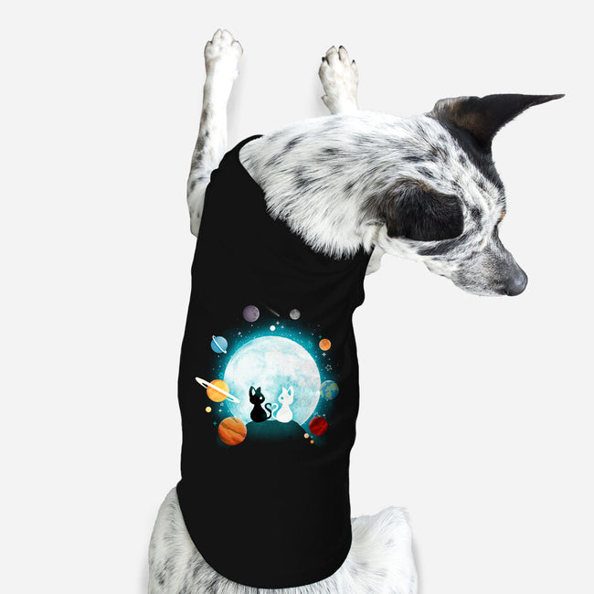 Moon Cat Planets-dog basic pet tank-Vallina84