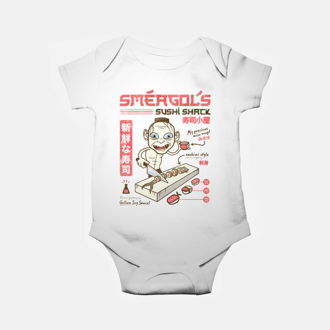 Smeagol's Sushi Shack-baby basic onesie-hbdesign