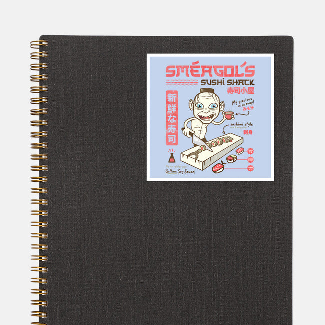 Smeagol's Sushi Shack-none glossy sticker-hbdesign