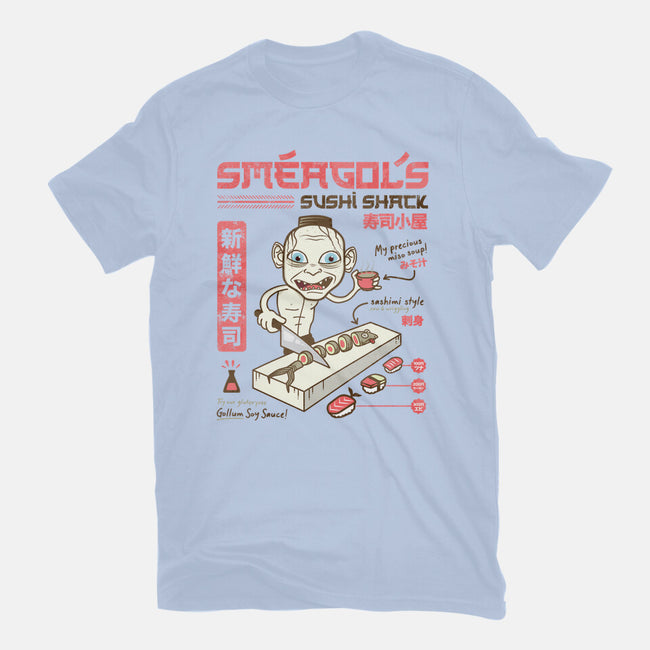 Smeagol's Sushi Shack-womens fitted tee-hbdesign