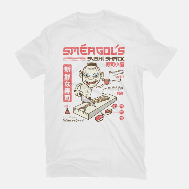 Smeagol's Sushi Shack-womens basic tee-hbdesign