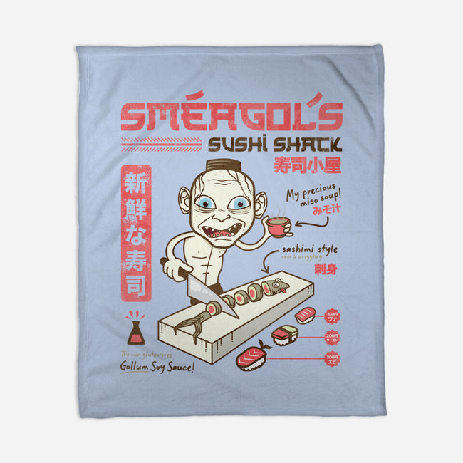 Smeagol's Sushi Shack-none fleece blanket-hbdesign