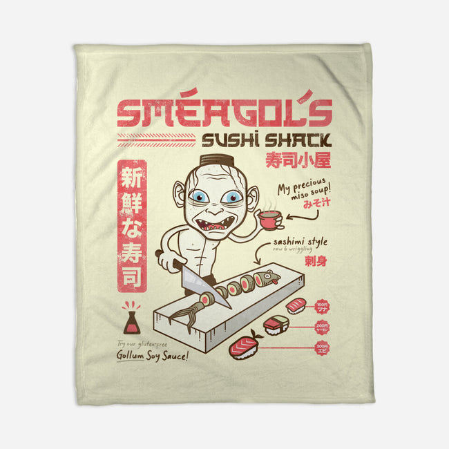 Smeagol's Sushi Shack-none fleece blanket-hbdesign