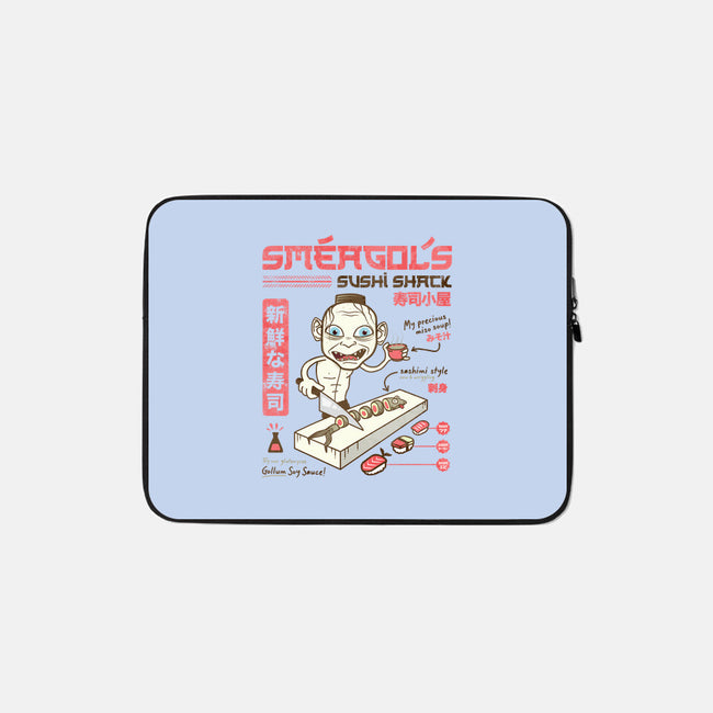Smeagol's Sushi Shack-none zippered laptop sleeve-hbdesign