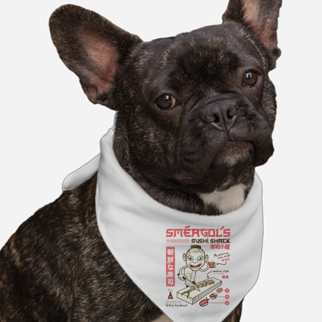 Smeagol's Sushi Shack-dog bandana pet collar-hbdesign