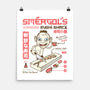 Smeagol's Sushi Shack-none matte poster-hbdesign