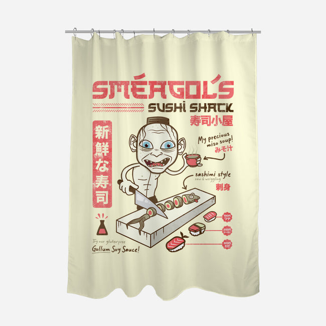 Smeagol's Sushi Shack-none polyester shower curtain-hbdesign