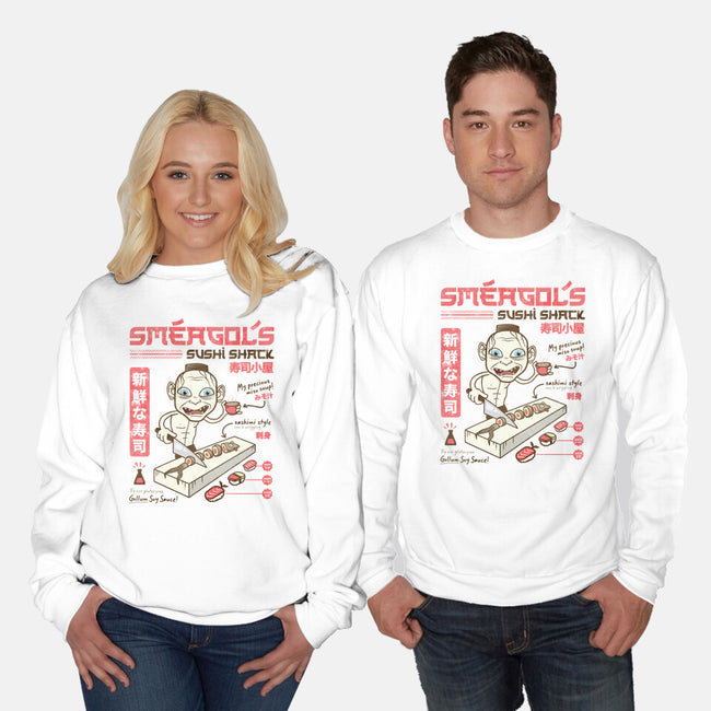 Smeagol's Sushi Shack-unisex crew neck sweatshirt-hbdesign