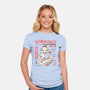 Smeagol's Sushi Shack-womens fitted tee-hbdesign