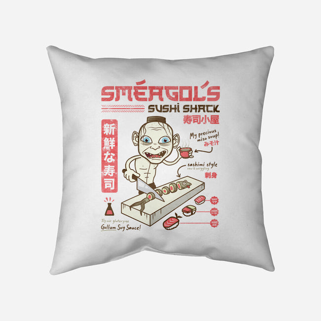 Smeagol's Sushi Shack-none removable cover w insert throw pillow-hbdesign