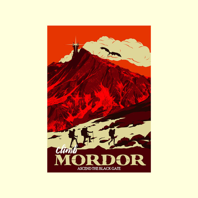 Climb Mordor-unisex kitchen apron-heydale