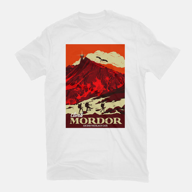 Climb Mordor-womens basic tee-heydale